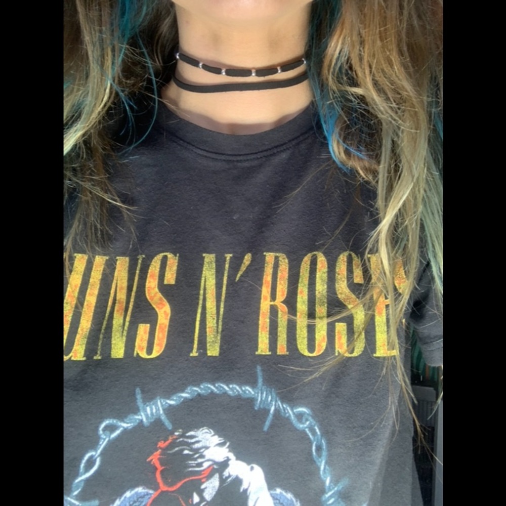 Double Strap Beaded Choker